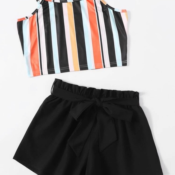 skirts sets and camis shorts dress with tee - Picture 10 of 12